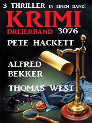 cover image of Krimi Dreierband 3076--3 Thriller in einem Band